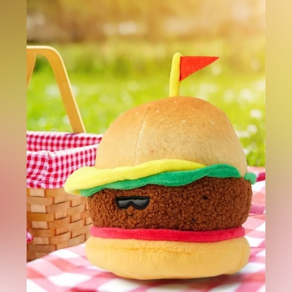 jeffreys toy box Other - NWT JEFFREYS TOY BOX COLLECTABLE Plush Hamburger Toy with Sunglasses